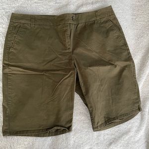 Size 16 New York & Co Green Shorts